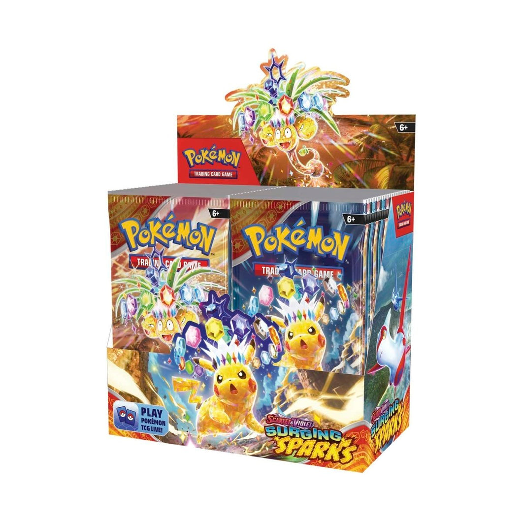 Pokemon SV8 Scarlet and Violet Surging Sparks Booster Box 88 Cardhouse Pokemon SV8 Scarlet and Violet Surging Sparks Booster Box 88 Cardhouse