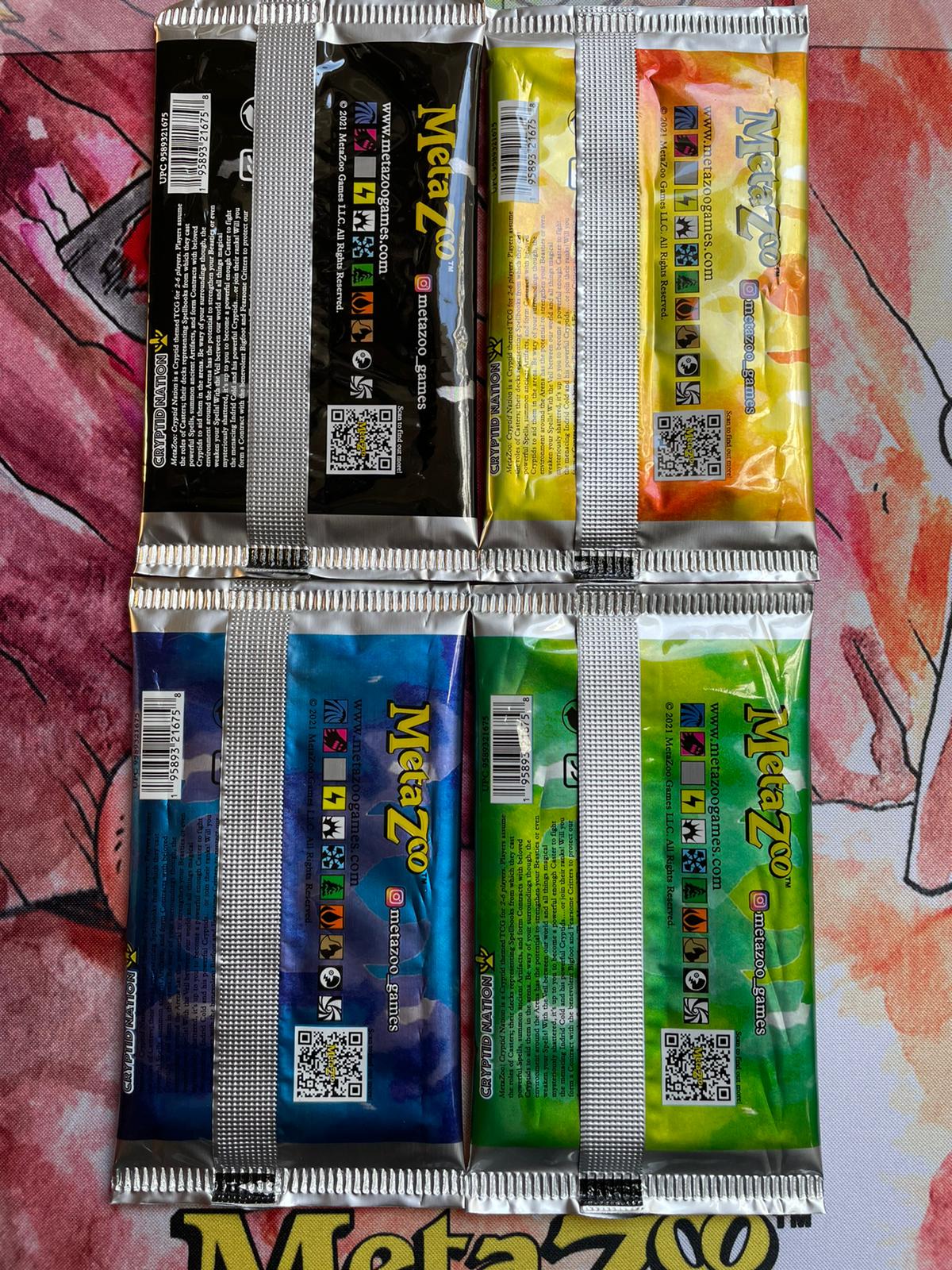 MetaZoo Cryptid Nation 2nd Edition 4 Booster Packs
