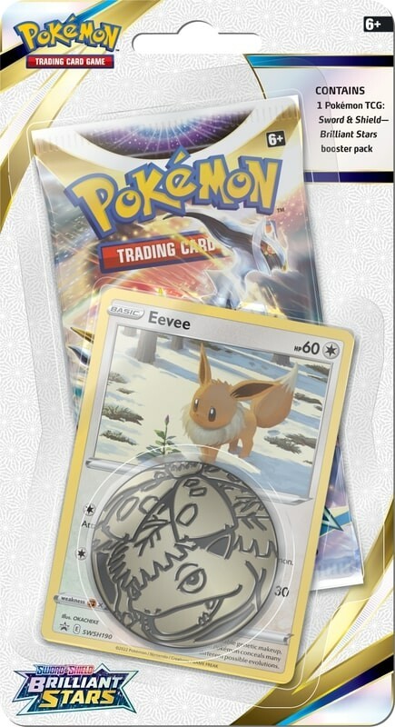 Pokemon Brilliant Stars Checklane Blister Release Date Feb 25th