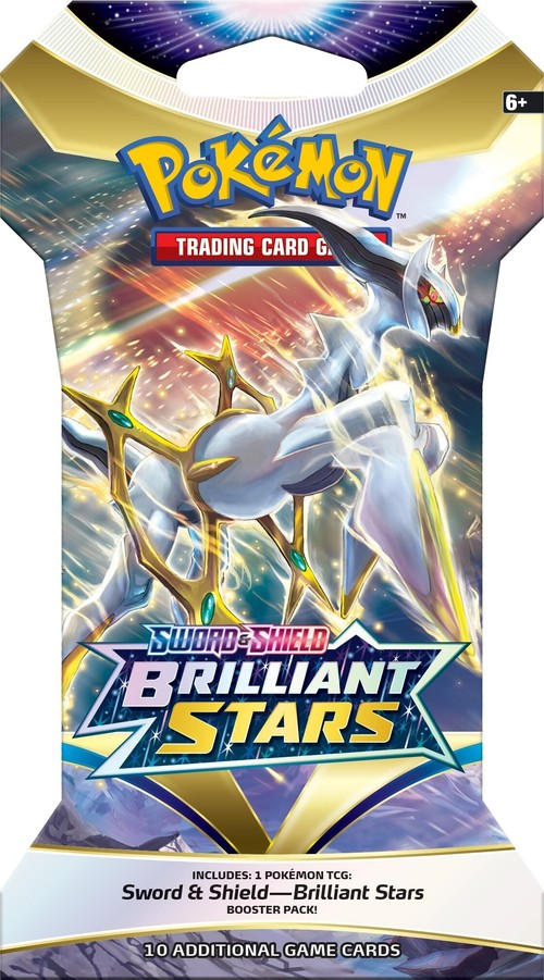 Pokemon Brilliant Stars Sleeved Booster Pack Release Date Feb 25th