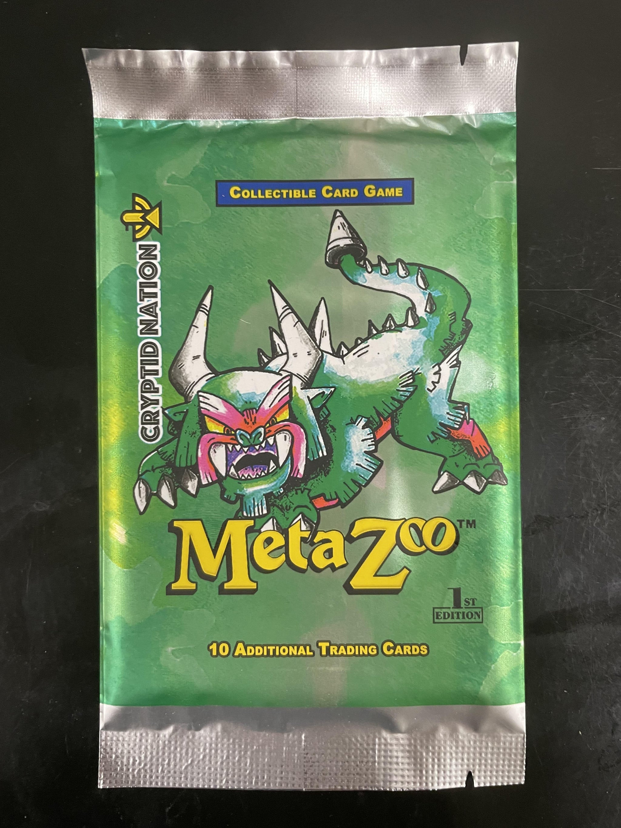 MetaZoo Cryptid Nation 1st Edition Booster Pack - SINGLE PACK 88 Cardhouse MetaZoo Cryptid Nation 1st Edition Booster Pack - SINGLE PACK 88 Cardhouse