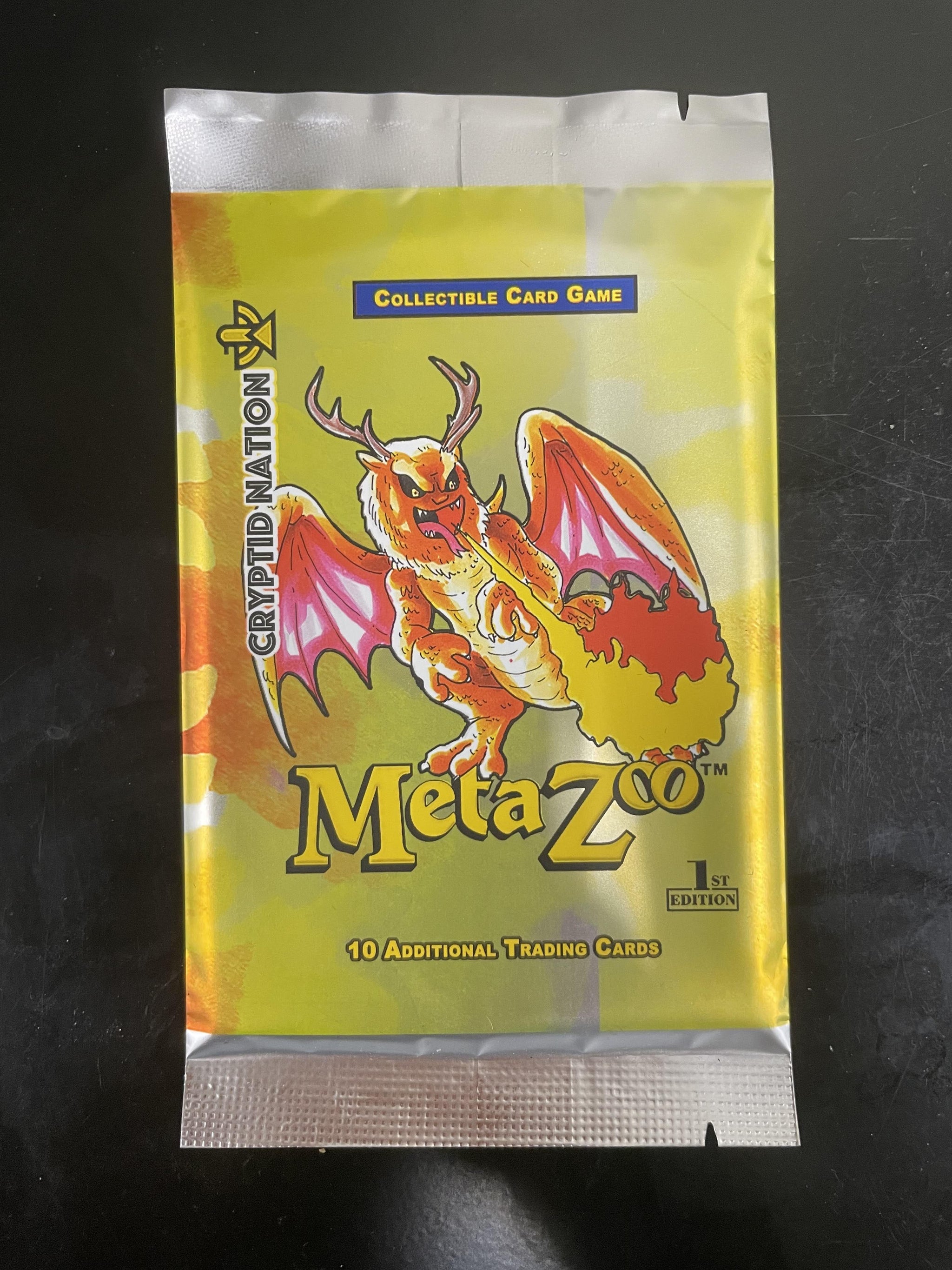 MetaZoo Cryptid Nation 1st Edition Booster Pack - SINGLE PACK  88 Cardhouse