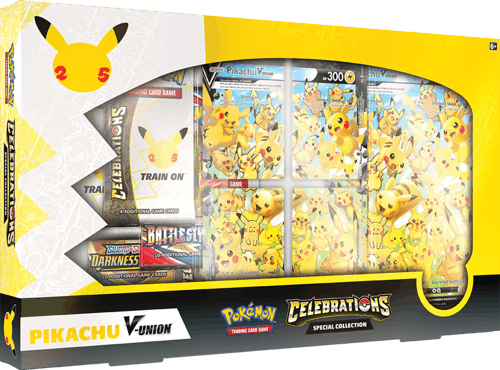 Pokemon Celebrations Pikachu V-Union Special Collection Box