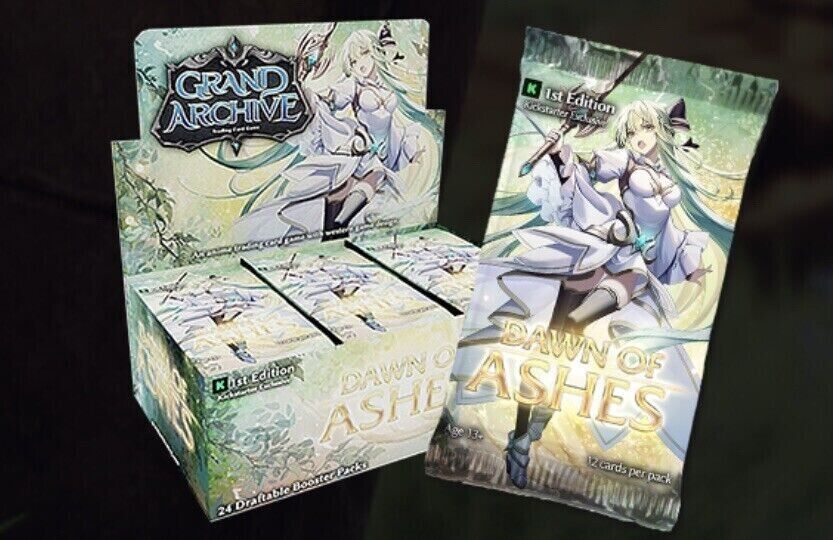 Grand Archive Dawn of Ashes Kickstarter Booster Box - In Stock Grand Archive Dawn of Ashes Kickstarter Booster Box - In Stock