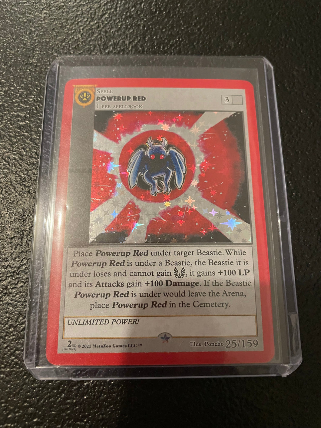 MetaZoo Cryptid Nation 2nd Edition Powerup Red OB9 25/159