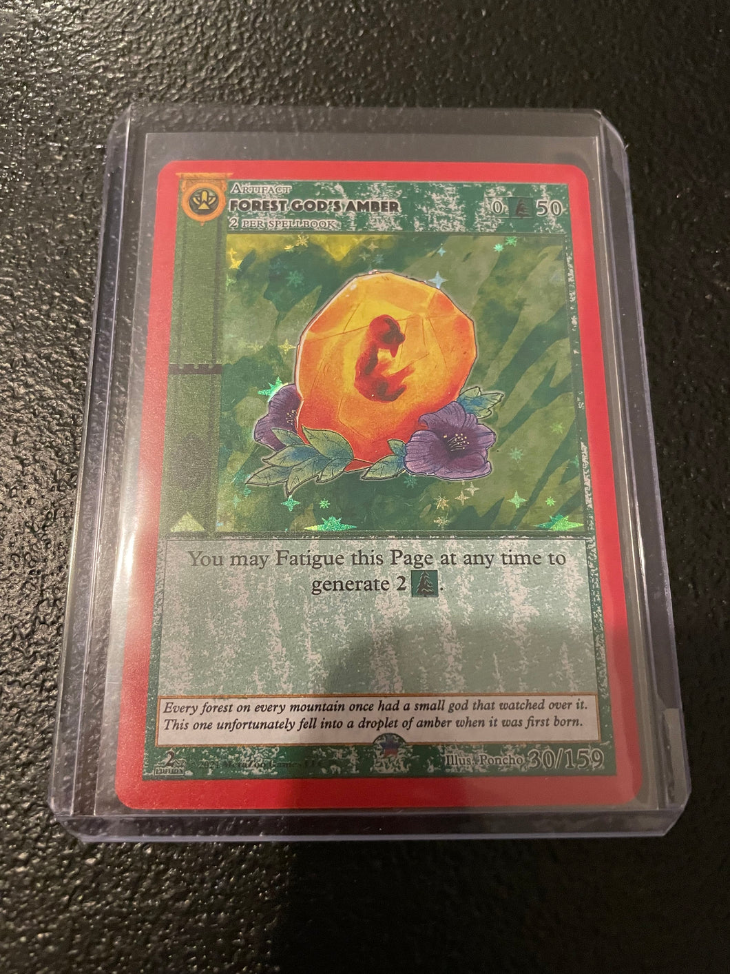 MetaZoo Cryptid Nation 2nd Edition Forest God's Amber 30/159