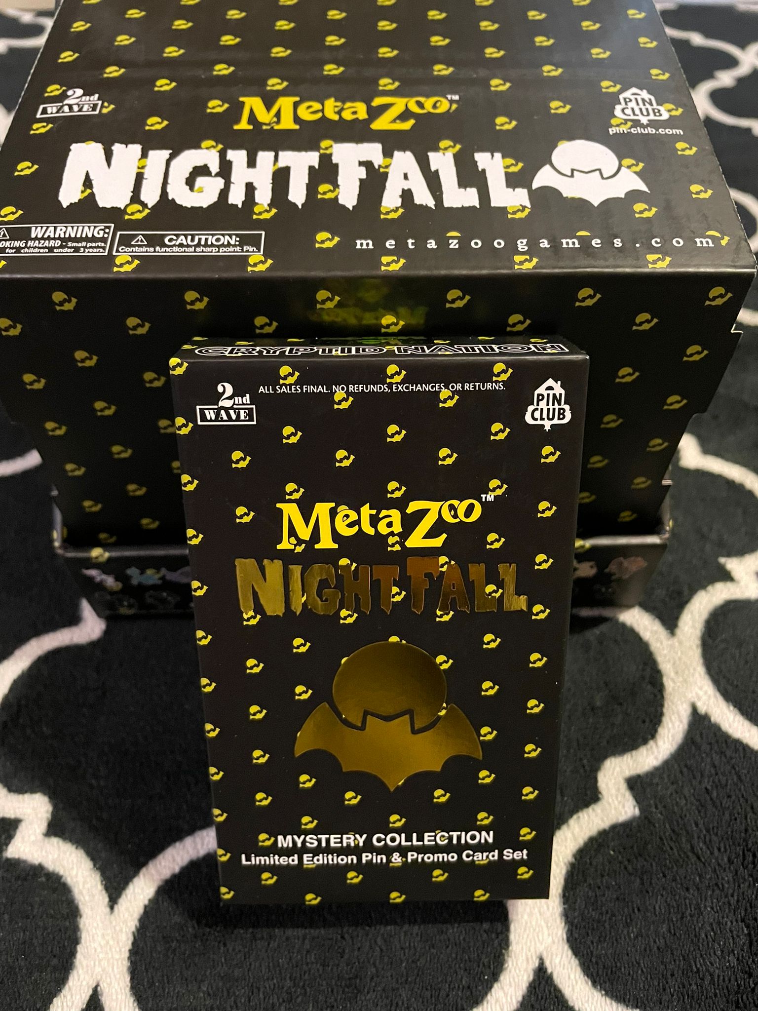 MetaZoo Nightfall X Pin Club 2nd Edition (2nd Wave) Factory-Sealed Mys 88 Cardhouse MetaZoo Nightfall X Pin Club 2nd Edition (2nd Wave) Factory-Sealed Mys 88 Cardhouse