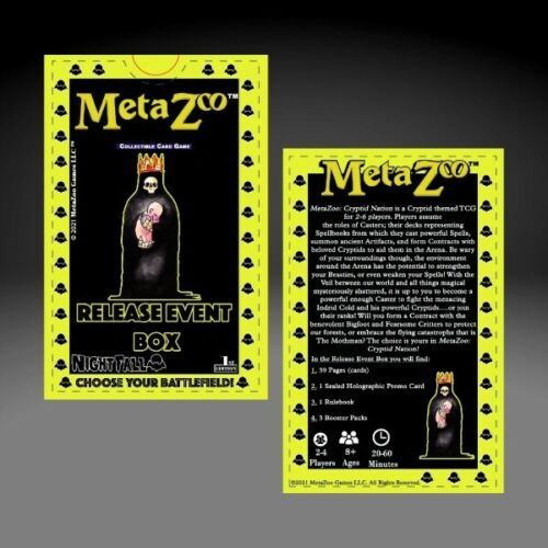MetaZoo Nightfall 1st Edition Factory-Sealed Release Event Box