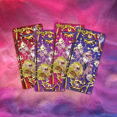 seance booster box Metazoo TCG: 1st Edition Blister Pack Art Set- 4 Blister Packs, Fandom Trade and form Contracts with the beloved Cryptids to aid them in the Arena MetaZoo Trading Card Game Cryptid