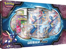 Load image into Gallery viewer, Pokemon Special Collection Box (Greninja, Mewtwo or Zacian V-UNION)
