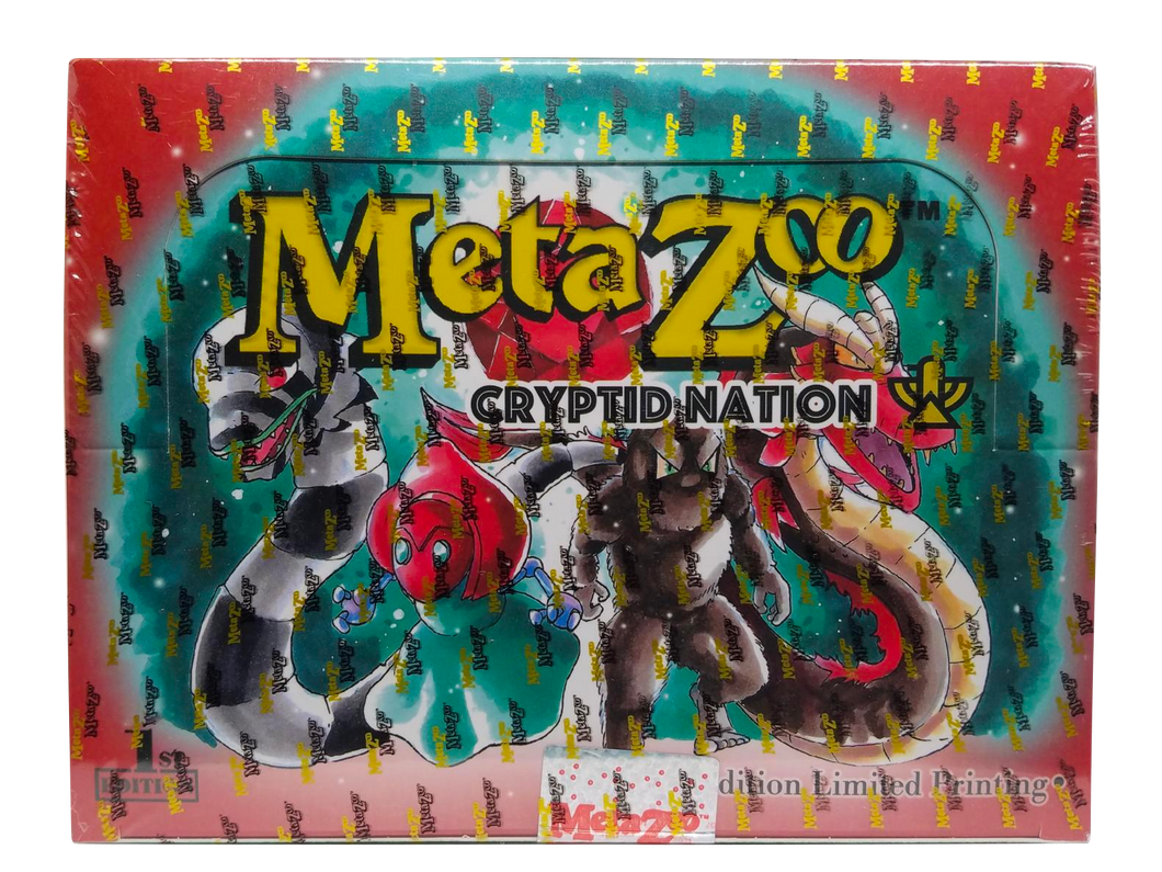 MetaZoo Cryptid Nation 1st Edition - Factory-Sealed Booster Box