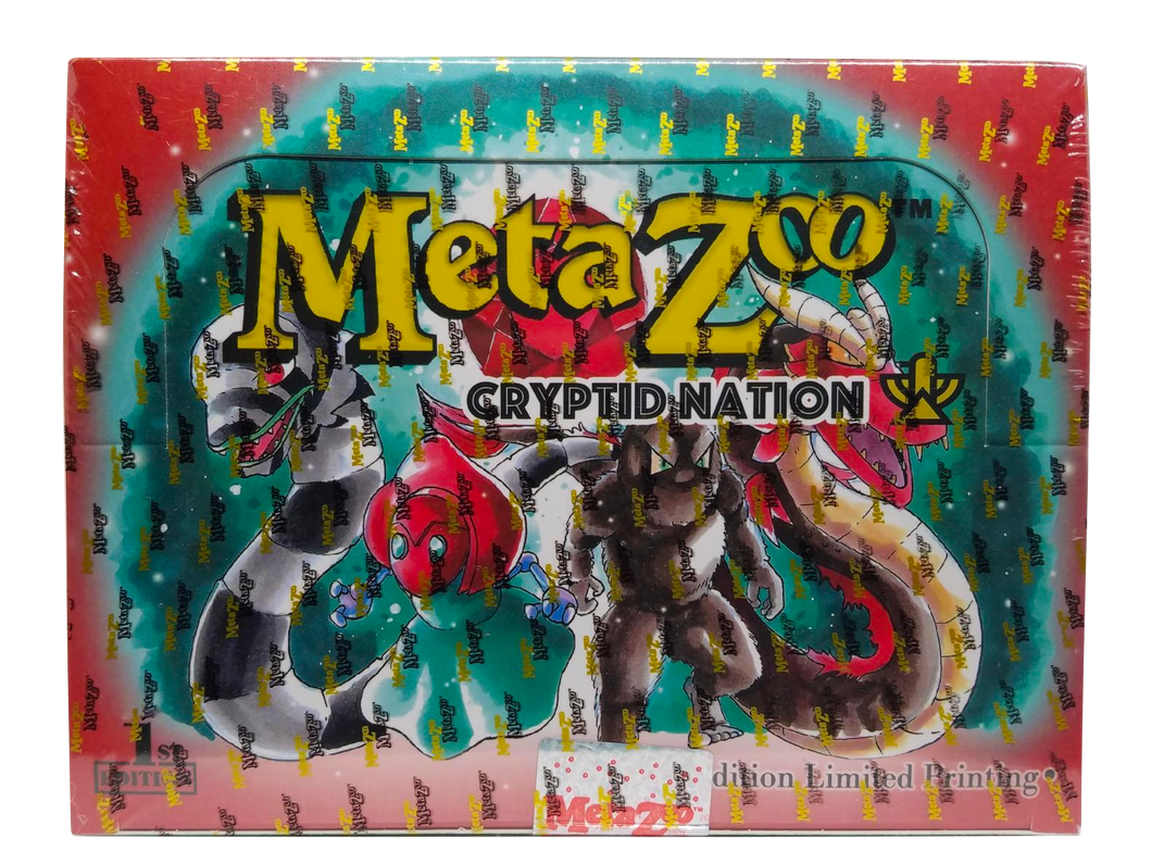 MetaZoo Cryptid Nation 1st Edition - Factory-Sealed Booster Box MetaZoo Cryptid Nation 1st Edition - Factory-Sealed Booster Box