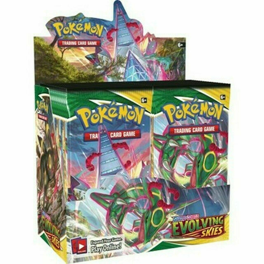 Pokemon TCG: Evolving Skies Sealed Booster Box 88 Cardhouse Pokemon TCG: Evolving Skies Sealed Booster Box 88 Cardhouse