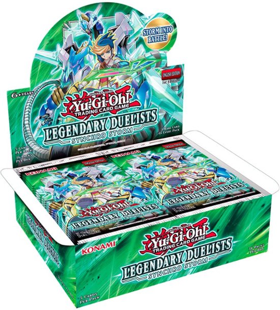 yugioh sealed booster boxes Yu-Gi-Oh! Legendary Duelists Synchro Storm Booster Box