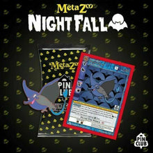 Load image into Gallery viewer, MetaZoo Nightfall X Pin Club 1st Edition Factory-Sealed Mystery Collection Promo Box (In Stock)
