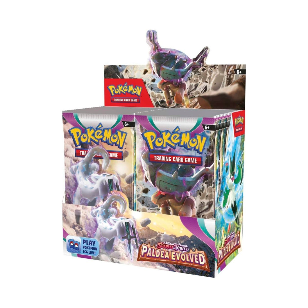 Pokemon SV2 Scarlet and Violet Paldea Evolved Booster Box 88 Cardhouse Pokemon SV2 Scarlet and Violet Paldea Evolved Booster Box 88 Cardhouse