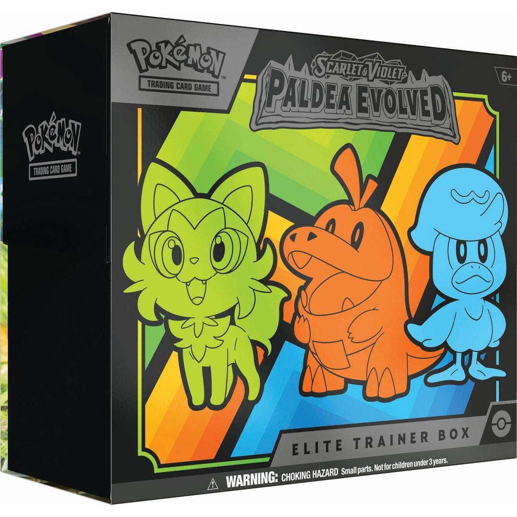 Pokemon Scarlet and Violet SV2 Paldea Evolved Elite Trainer Box