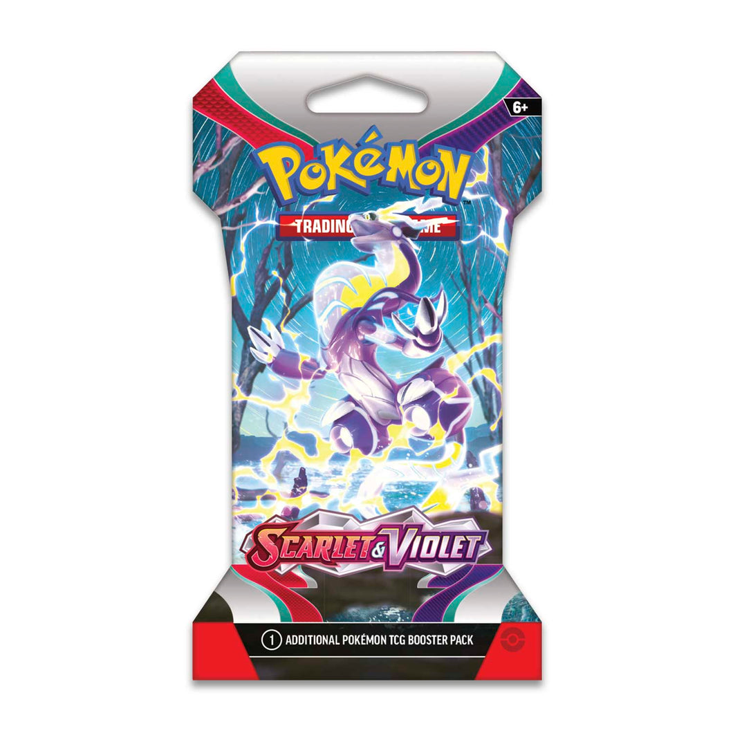 Pokemon Scarlet and Violet SV01 Base Set Sleeved Booster Pack - In-Sto 88 Cardhouse Pokemon Scarlet and Violet SV01 Base Set Sleeved Booster Pack - In-Sto 88 Cardhouse